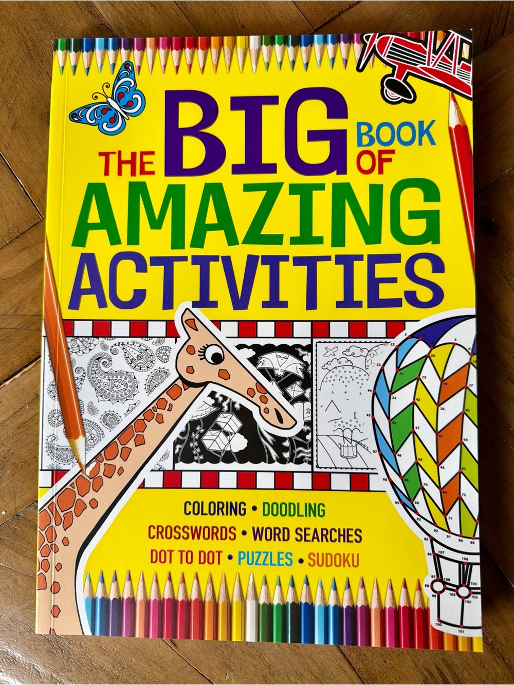 *NEW* The Big Book of Amazing Activities - Bright Yellow Coloring & Puzzle Book